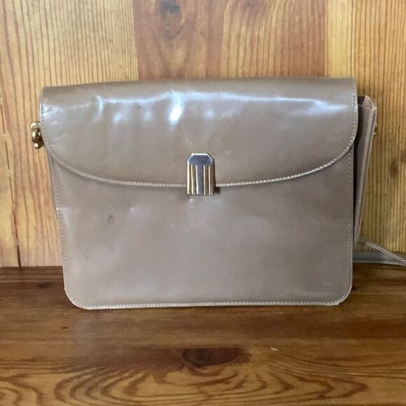 Vintage Saks Fifth Avenue Brown Purse, Saks Fifth Avenue Bag - Picture 1 of 8